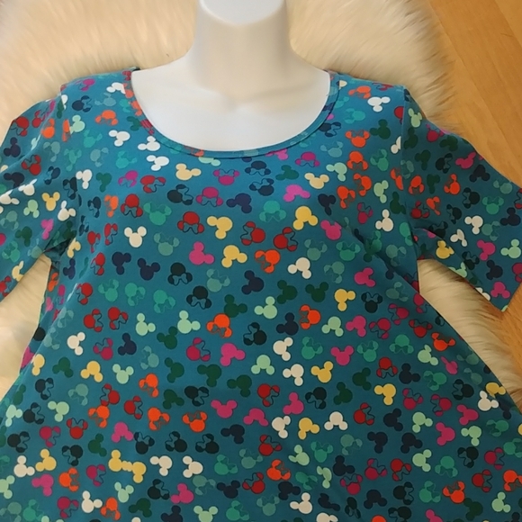 LLR Disney Turquoise Printed Perfect T Tunic Top-#0260 - Picture 10 of 13